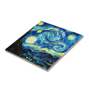 Carreau Van Gogh - Nuit étoilée