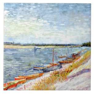 Carreau Van Gogh - Paysage fluvial