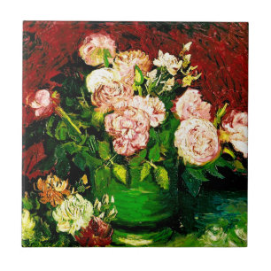 Carreau Van Gogh Peonies et Roses