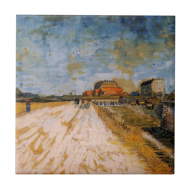 Carreau Van Gogh Road à côté des Ramparts de Paris (Devant)
