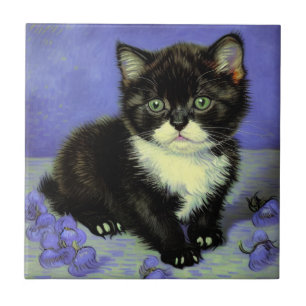 Carreau Van Gogh Tuxedo Kitten