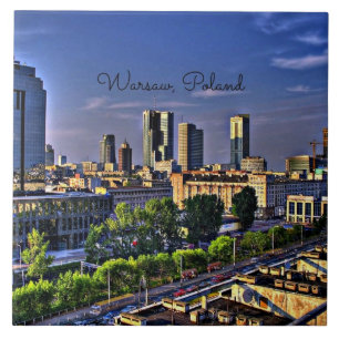 Carreau Varsovie, Pologne, paysage urbain