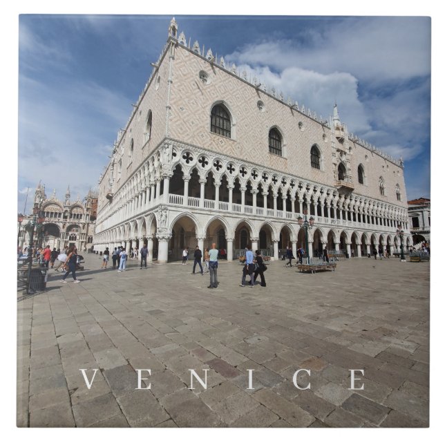 Carreau Venice Doge Palace vue céramique (Devant)