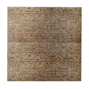 Carreau Venin d'Egyptian Hiéroglyphe