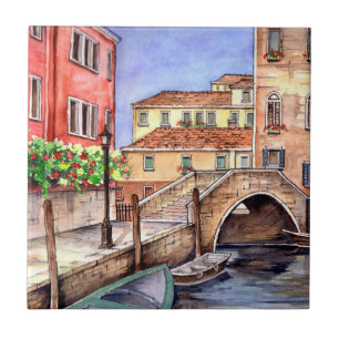 Carreau Venise - Eau de stylo et de lavage