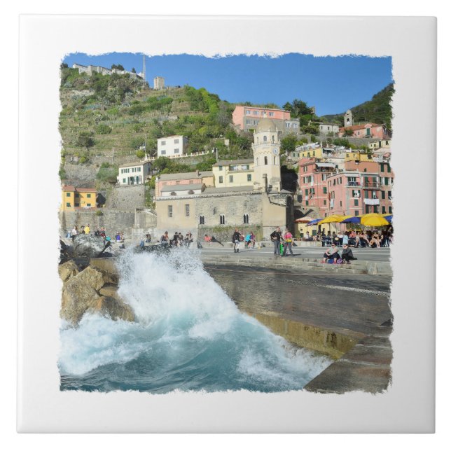 Carreau Vernazza, Cinque Terre, Italie (Devant)