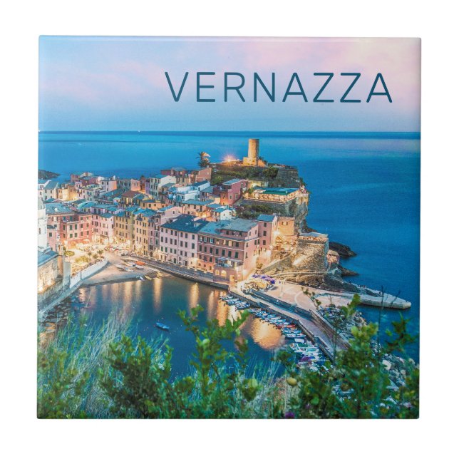 Carreau Vernazza Cinque Terre La Spezia Italie Panorama (Devant)