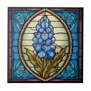 Carreau Verre texan Bluebonnet