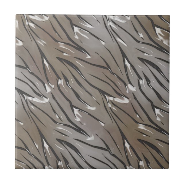 Carreau Verre, tigre, abstrait, tuile (Devant)