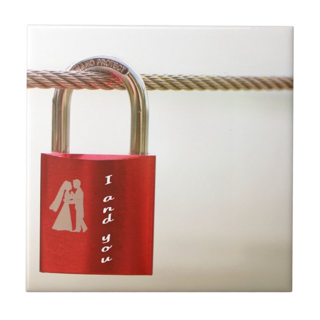 Carreau Verrouillage d'amour (Devant)