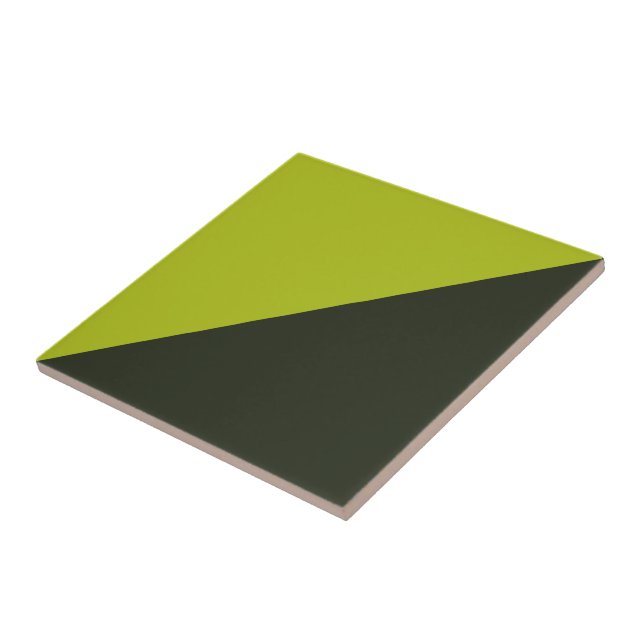 Carreau Vert acide - Noir vert (Côté)