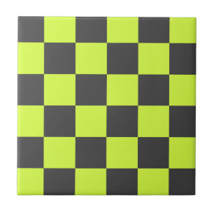 Carreau Vert et gris À damiers Motif