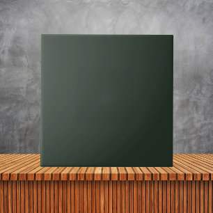 Carreau Vert sapin minimaliste uni couleur simple