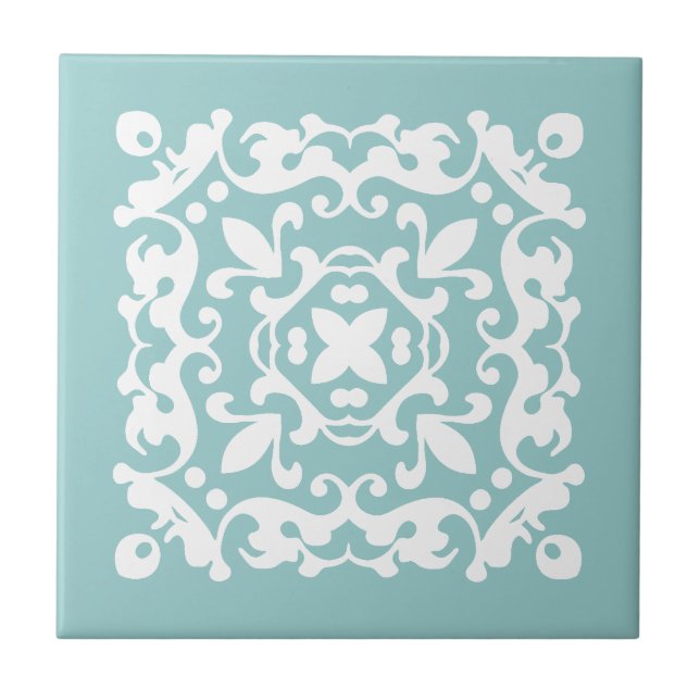 Carreau Verts en bon état décoratifs et le blanc (Devant)