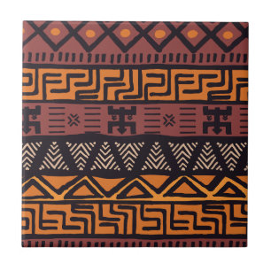 Carreau Vibes Africaines Ethniques En Style Bohème