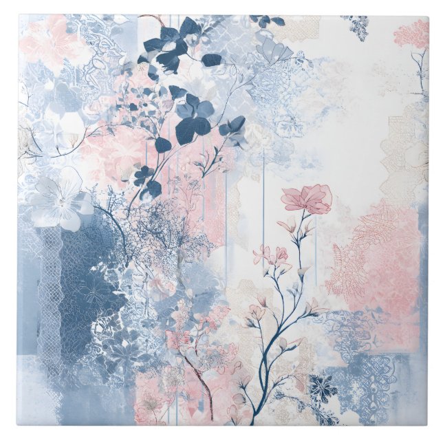 Carreau Vibes Vintages molles Floral (Devant)