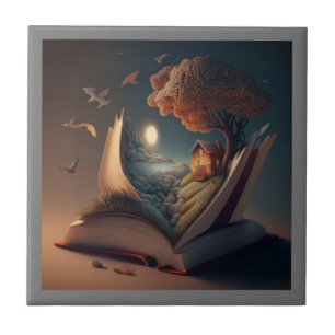 Carreau Vie d'affiche en lecture