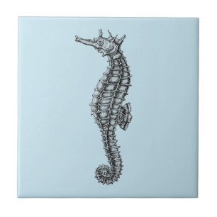 Carreau vie marine "SEAHORSE" TILE CÉRAMIQUE
