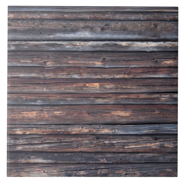 Carreau Vieille texture en bois patinée de mur (Devant)