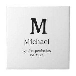 Carreau Vieilli à la perfection établ. 19XX monogramme let