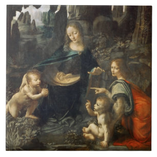 Carreau Vierge des Roches, Léonard de Vinci