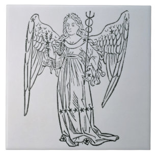 Carreau Vierge (la Vierge) une illustration du 'Poeti