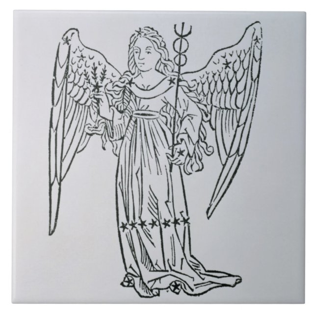 Carreau Vierge (la Vierge) une illustration du 'Poeti (Devant)