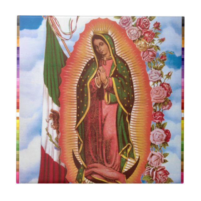 CARREAU VIERGE MEXIQUE DE GUADALUPE 22 PRODUITS (Devant)