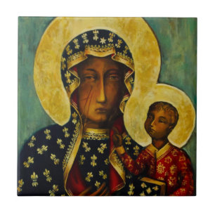 Carreau Vierge noire de Częstochowa