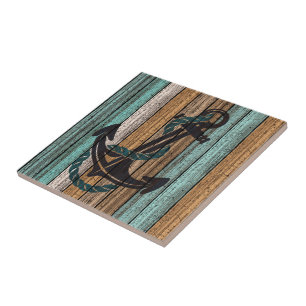 Carreau Vieux motif en bois patiné vintage de planches