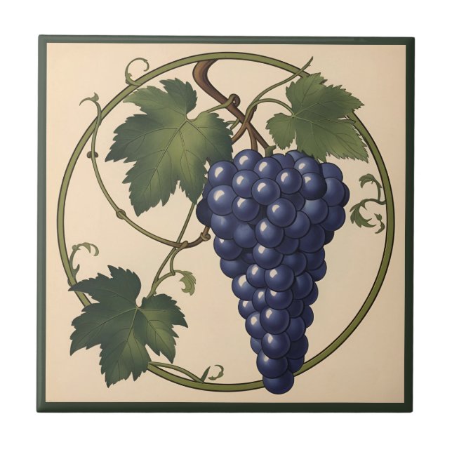 Carreau Vignoble Concord (Devant)