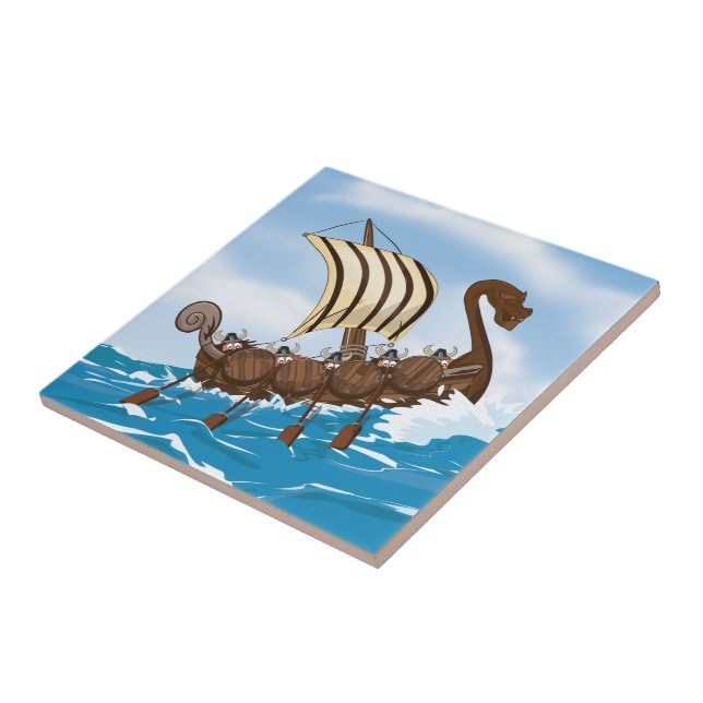 Carreau Viking Ship (Côté)