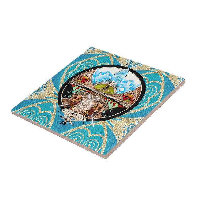 Carreau Village de Tiki (Côté)