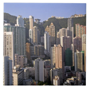 Carreau Ville de Hong Kong, Chine