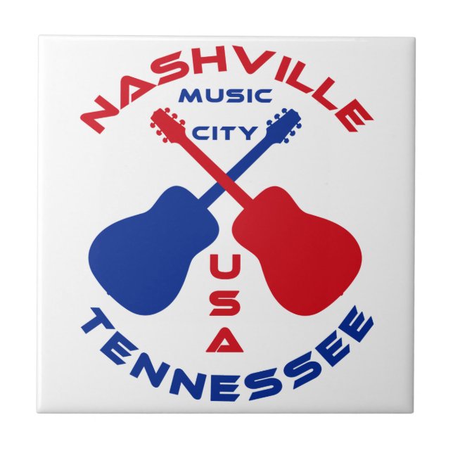 Carreau Ville Etats-Unis de musique de Nashville, (Devant)