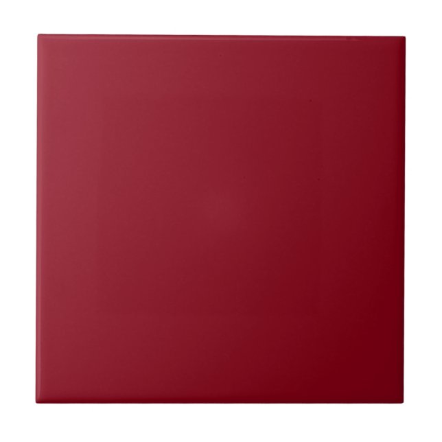 Carreau Vin Bourgogne Rouge foncé Couleur uniquement perso (Devant)