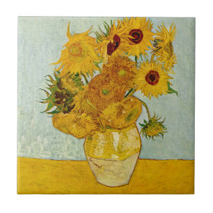 Carreau Vincent Van Gogh 12 Tournesols Impressionniste