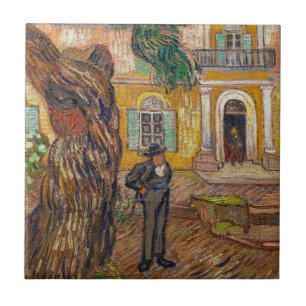 Carreau Vincent Van Gogh - Asile Saint-Paul à Saint-Remy