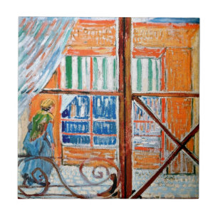 Carreau Vincent Van Gogh - Boucherie vue d'une fenêtre