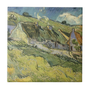 Carreau Vincent van Gogh - Chalets à chaume
