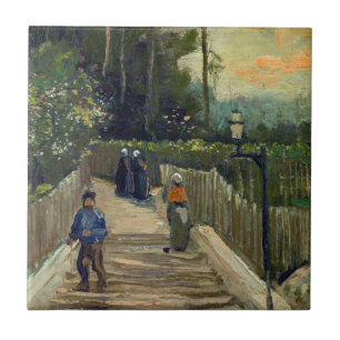 Carreau Vincent van Gogh - Chemin en pente à Montmartre