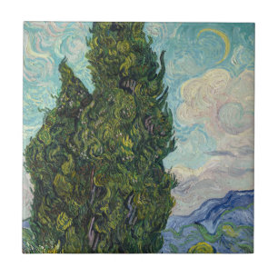 Carreau Vincent van Gogh - Cyprès