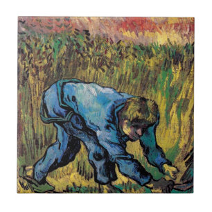 Carreau Vincent Van Gogh - Faucheur avec faucille - Beaux-