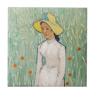 Carreau Vincent van Gogh - Fille en blanc
