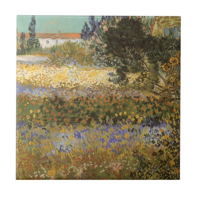 Carreau Vincent van Gogh - Flower Garden (Devant)