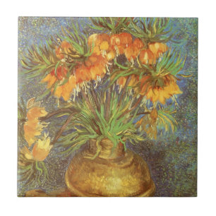 Carreau Vincent van Gogh - Fritillaires dans un vase de cu