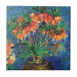Carreau Vincent Van Gogh - Fritillaires dans un vase de cu