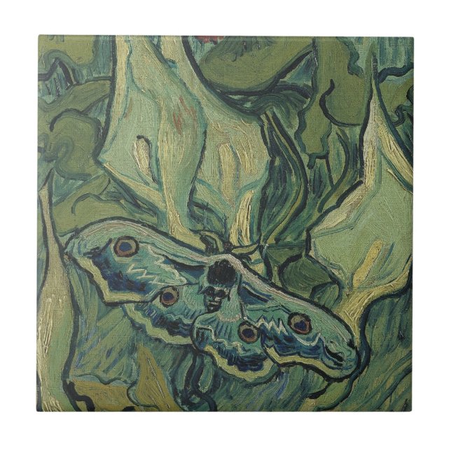 Carreau Vincent van Gogh - Grand Moth Peacock (Devant)