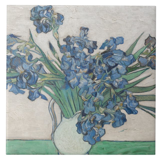 Carreau Vincent van Gogh - iris (Devant)