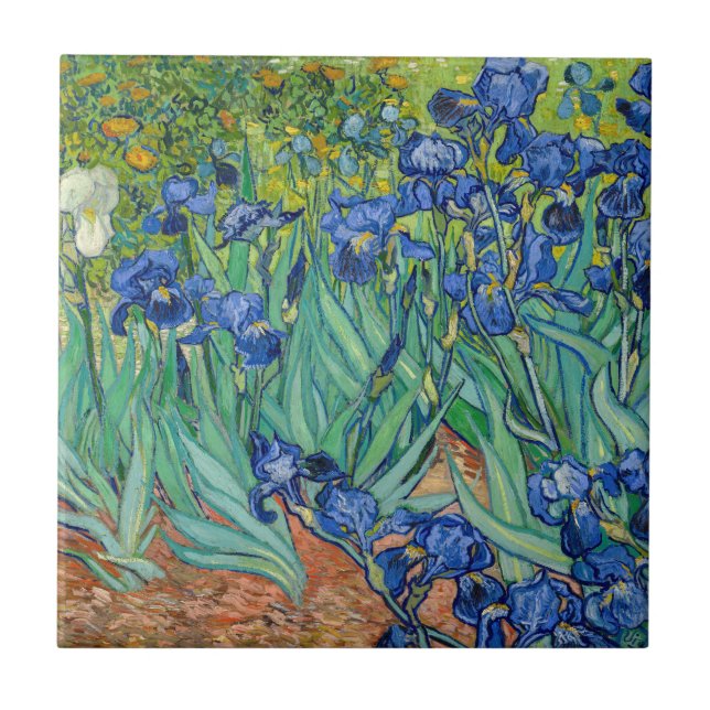 Carreau Vincent Van Gogh - Irises (Devant)